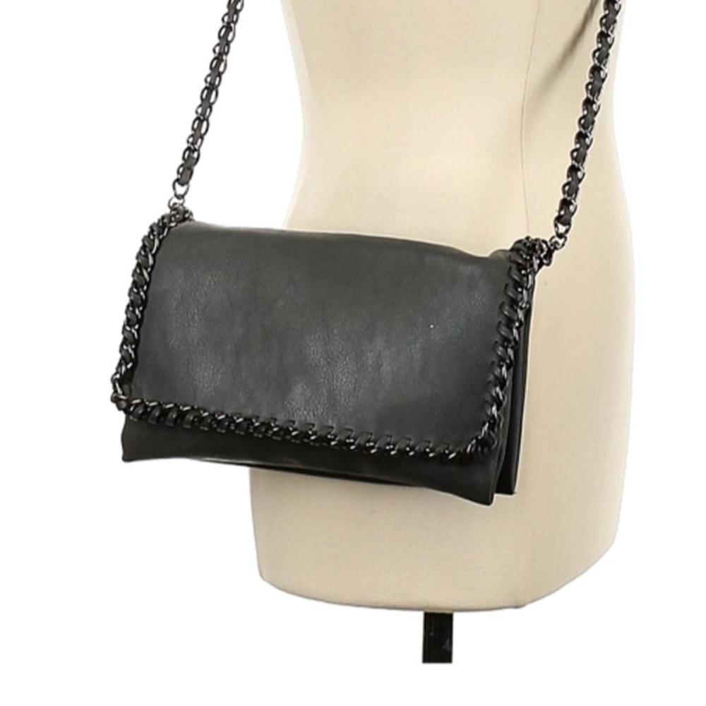 KENSIE black crossbody/clutch bag chain detail